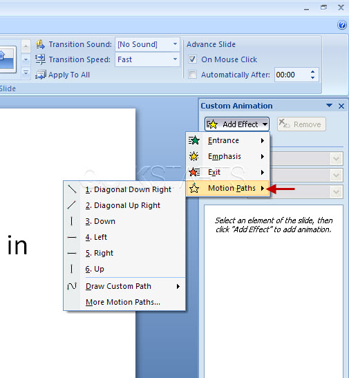 shooting star with custom animation in powerpoint shooting star with custom animation in powerpoint