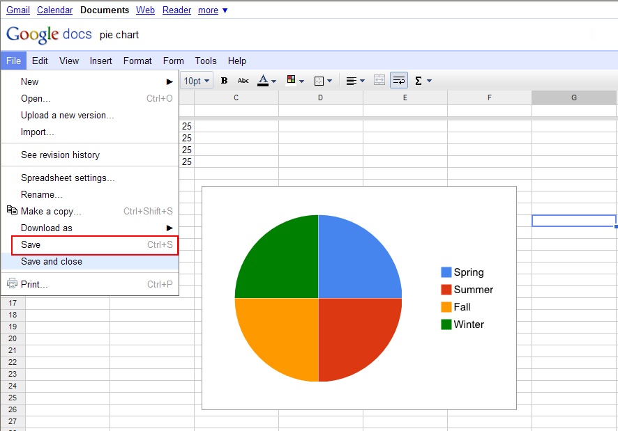 How To Make A Chart In Google Docs