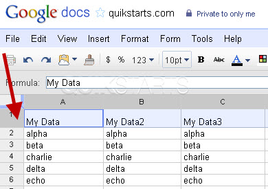 google docs frozen two