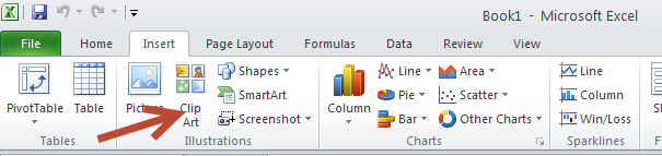 how to insert clipart in excel - photo #36