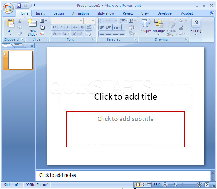 Изменить шаблон презентации powerpoint